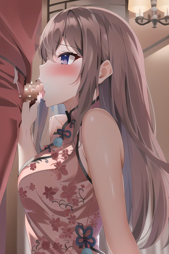 AIチャイナドレスフェラ