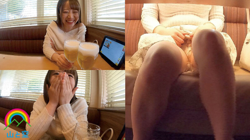酔うと博多弁が出ちゃう甘え上手なド淫乱キャバ嬢（ガチで露出好きすぎwノリ軽すぎw）ゲリラ羞恥露出でオマ○コ大洪水 その後、酒飲んでラブホで延長戦！脳バグしてイキ狂うめいちゃんですw【ムジクロ】