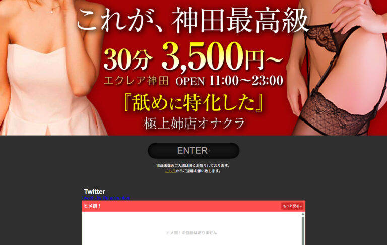エクレア神田 天然貴姉乳舐手淫店 東京 / オナクラ