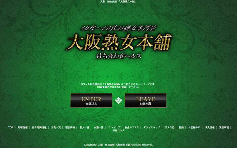 大阪熟女本舗 大阪 / デリヘル