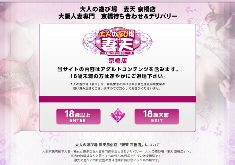 妻天京橋店 大阪 / デリヘル