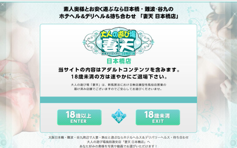 妻天日本橋店 大阪 / ホテヘル