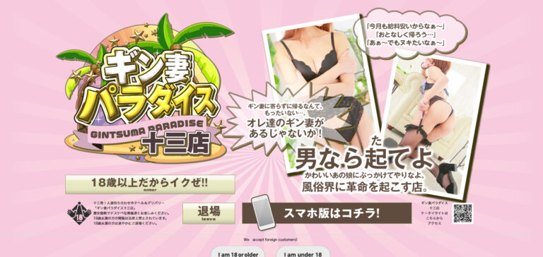 ギン妻パラダイス 十三店 大阪 / ホテヘル